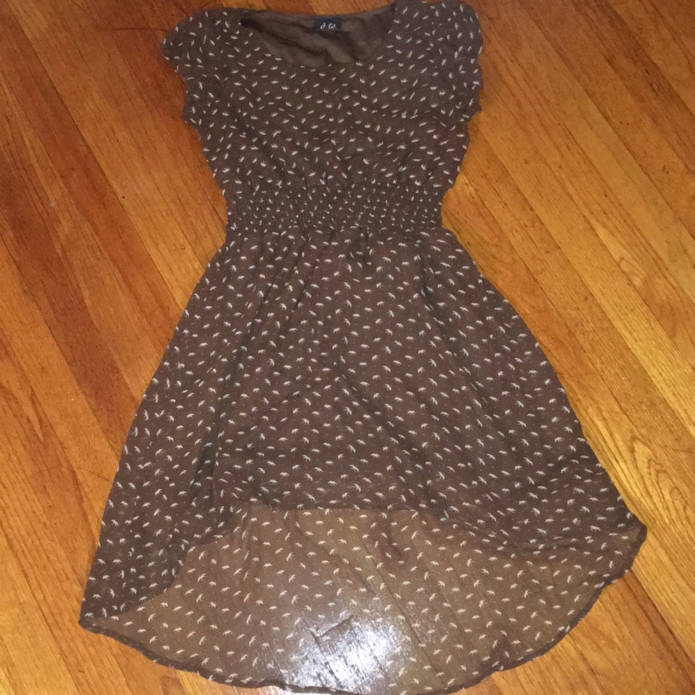 DOTS high low printed dress